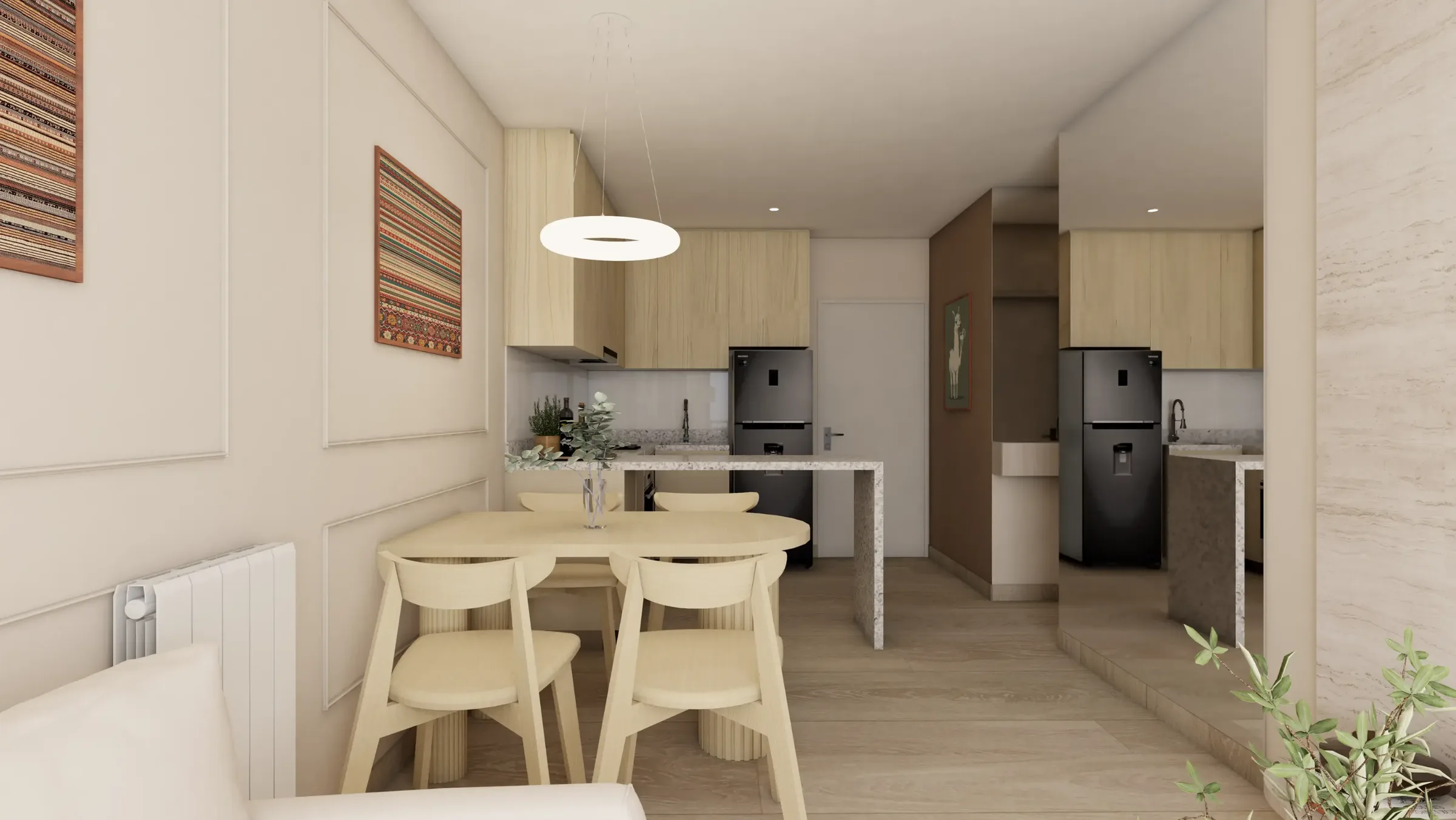 Detalle decorativo andino — Airbnb Qoyllur