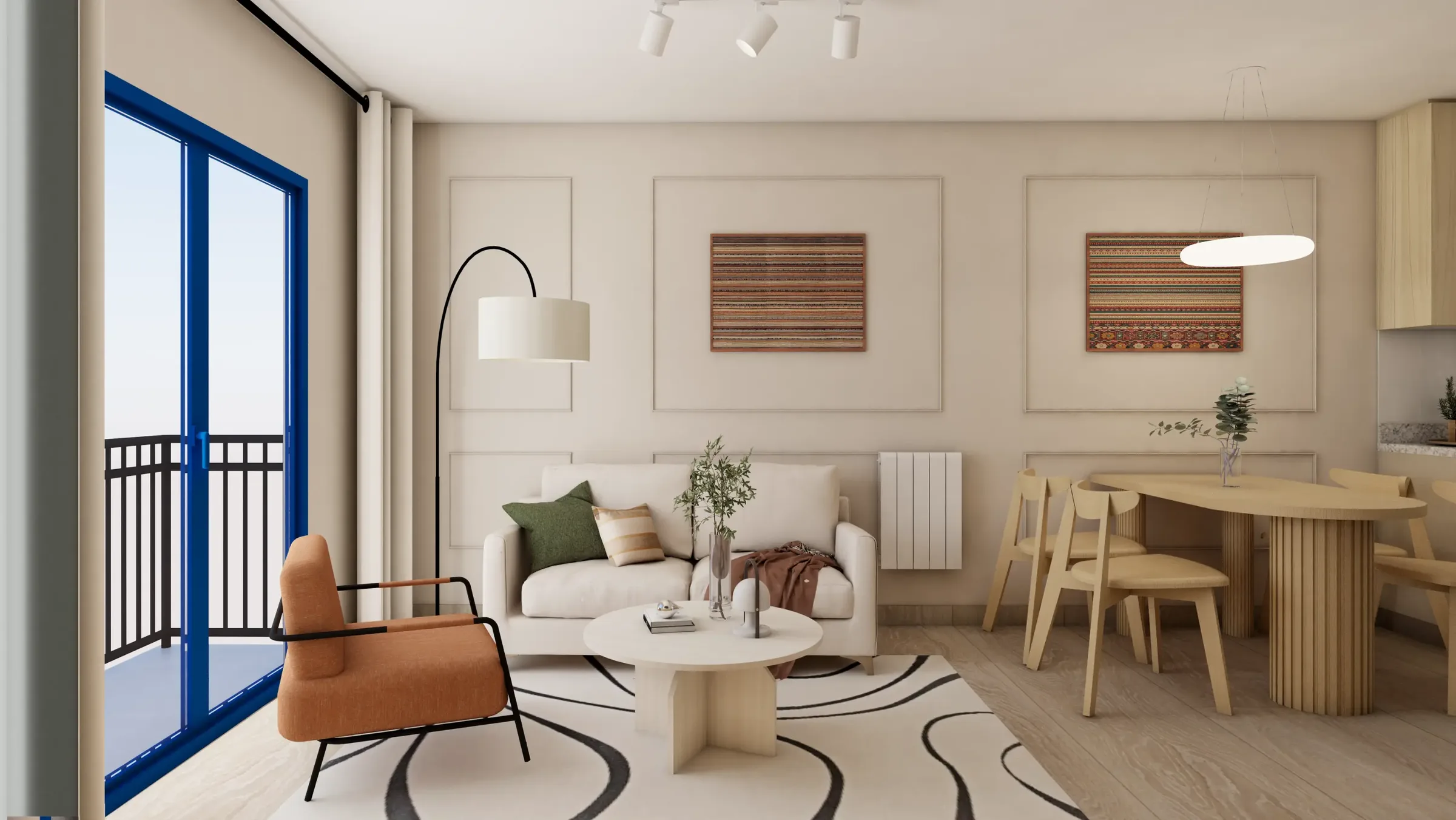 Ambiente cálido con iluminación natural — Airbnb Qoyllur