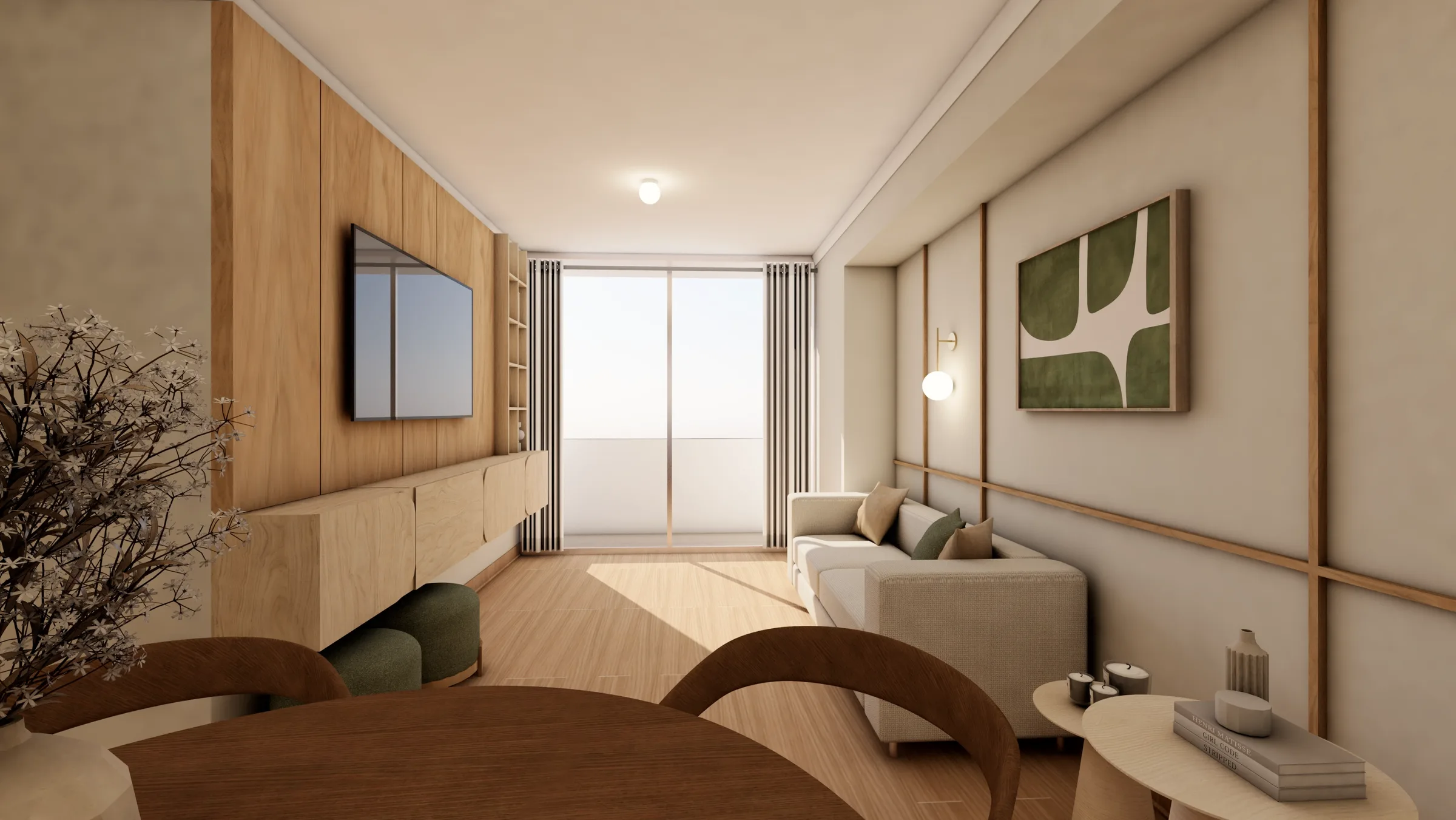 Home office integrado — Dpto. Atlantis