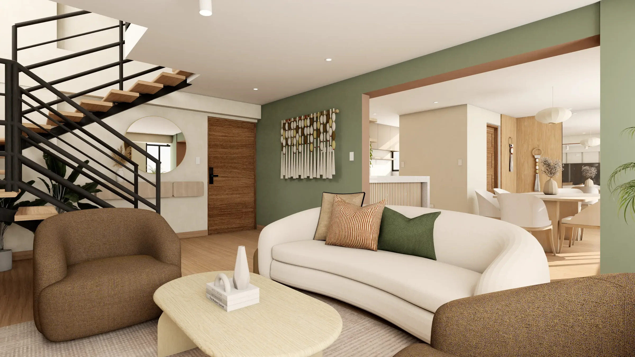 Detalle de materiales naturales y plantas — Duplex Huancaro